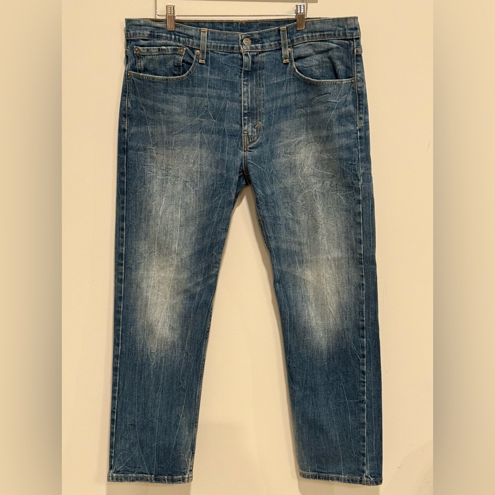 Levi’s Men’s 502 Relaxed Fit Jeans with Fade Size 36W 30L